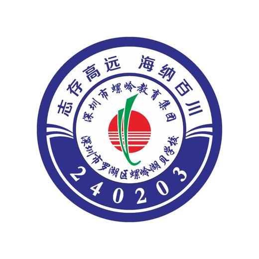定制深圳市罗湖区螺岭湖贝学校徽礼服布标姓名贴可熨烫现货51 商品图3