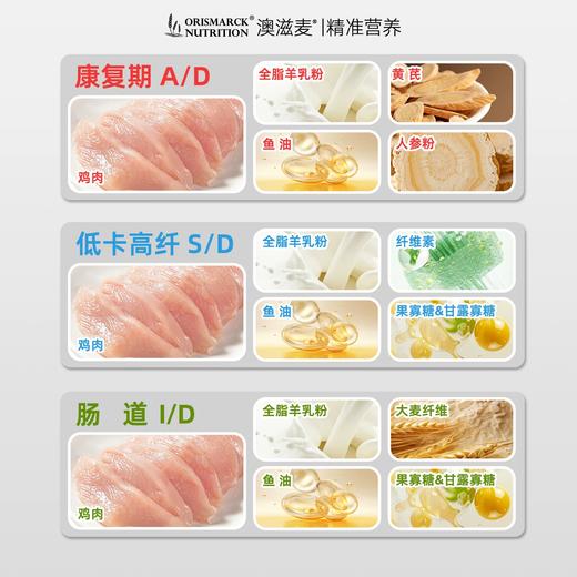 澳滋麦流体处方罐头餐盒康复肠道低卡高纤猫口炎湿粮幼猫主食官方 商品图1