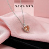 ShiningHouse[培育] 粉钻系列 18k金钻石吊坠 心形1.5克拉钻人工真钻人造钻石K金吊坠简约钻石吊坠卓越匠心奢耀臻献（单吊坠 图片仅为展示）【此商品不支持7天无理由退货退款】预计3日发货 商品缩略图3