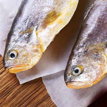 三都港 冷冻三去黄花鱼500g/3条装 小黄鱼 深海鱼 生鲜 鱼类 烧烤食材 商品图1