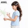 女童翻领短袖针织衫夏季新款安奈儿童装EG621617 商品缩略图2