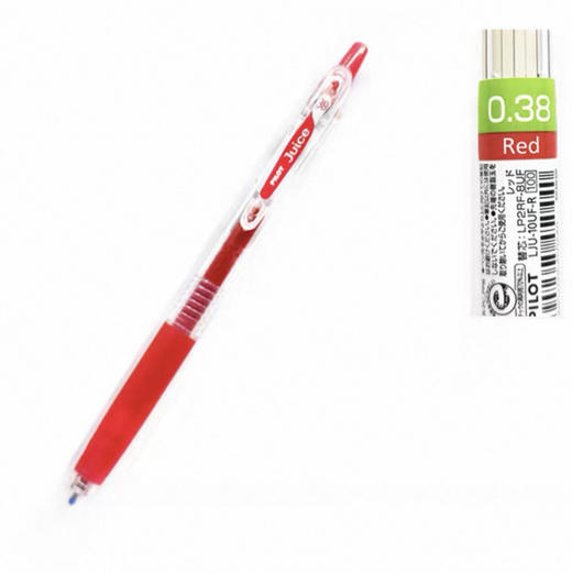 百乐LJU-10UF-R百果乐啫喱笔 (红）0.38 商品图0