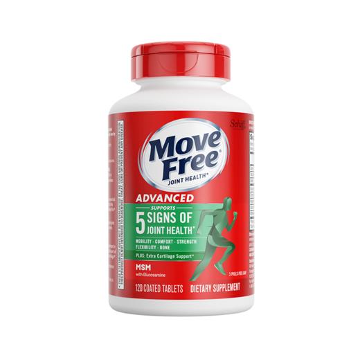 【山水专属】Move Free益节 维骨力氨糖软骨素 绿瓶120粒 商品图1