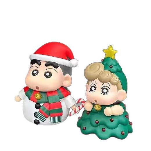 【小巧可爱❗无刺鼻味道】圣诞蜡笔小新小葵公仔手办摆件发光拍拍灯家居装饰生日礼物送礼。xa 商品图4