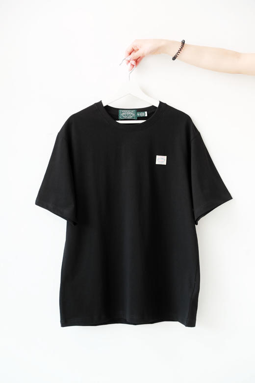小方标基础tee，大货出口！！！亲肤全棉圆领复古纯色半袖E031168 商品图11