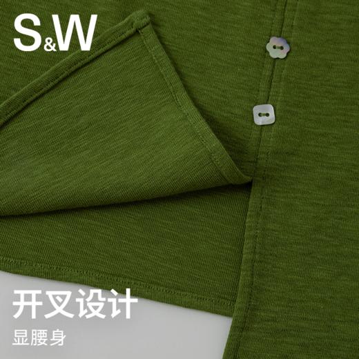 【SW速惟】 翻领针织长袖毛针织衫上衣开衫4570 商品图3