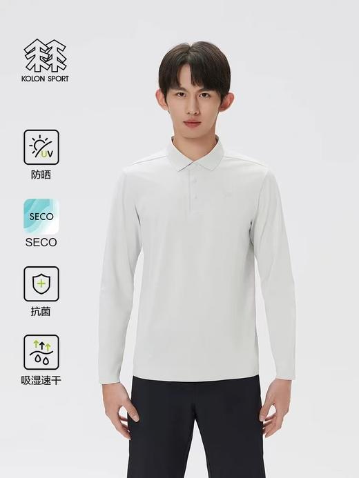 点此购买 可隆春秋季男士商务休闲长袖POLO衫 hh 341869 商品图5