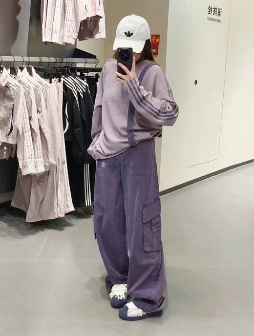 时髦精工装背带神裤显腿长水洗垂感牛仔嬉皮裤 商品图2