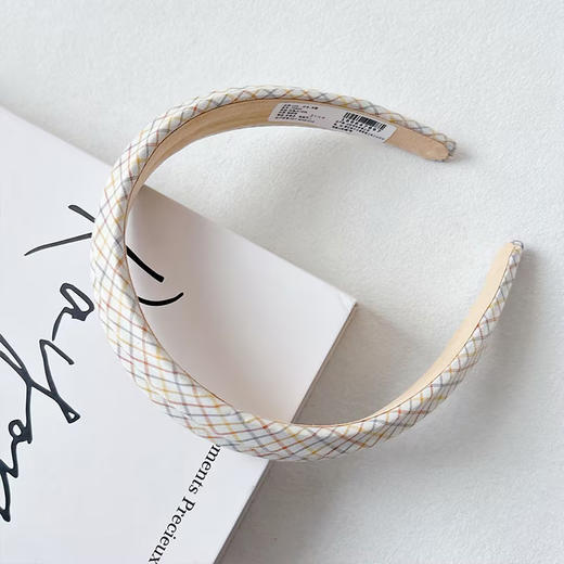 高级感气质格纹高颅顶发箍-纪念日百货门店同款169647889 商品图2