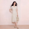 奢姿大码女装2026夏季胖妹妹时尚蕾丝连衣裙气质通勤轻社交裙子9962854536 商品缩略图4