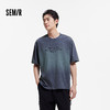 森马短袖T恤男夏季立体字母绣花细腻针织衫潮流圆领上衣时尚休闲 商品缩略图1