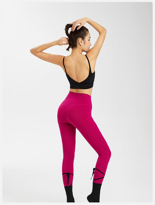 唤醒身心~2026春季新款瑜伽服莱卡裸感瑜伽裤女高腰健身跑步高弹提臀运动裤 商品图5