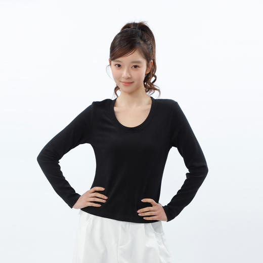 修身显瘦基本款V领打底衫-纪念日百货门店同款169694061 商品图2