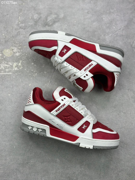 春季特惠💰720 路易威登 LV Trainer 低帮休闲板鞋 商品图4