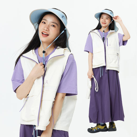 【出游季特惠-春夏新品】ACMEITEM爱棵米-连帽马甲GAH3090027A 商品图1