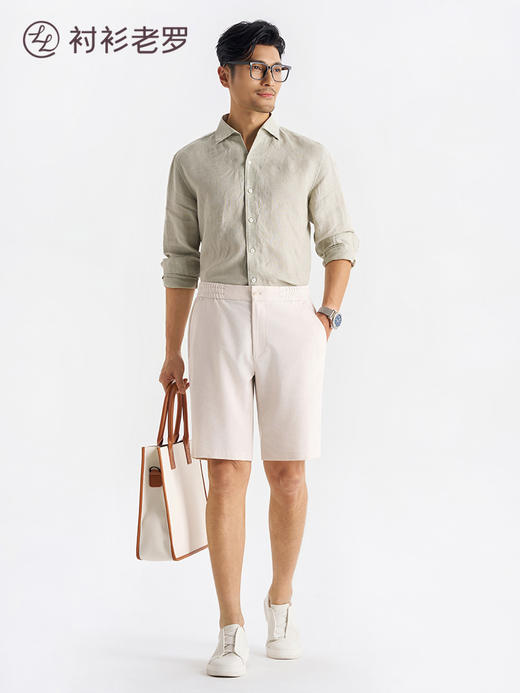 【100%亚麻】经典10长袖衬衫265A7F647L[门店专款] 商品图2