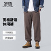 【含棉】圣得西宽松休闲裤男款2026新款春季亲肤透气松紧腰束脚裤 商品缩略图1