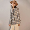 芳外新款格子西装外套知性时尚气质西服女8T21AX0330 商品缩略图3