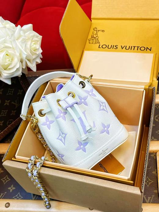 驴家 Nano Noé 迷你水桶包 白拼紫 （JPH） 商品图6