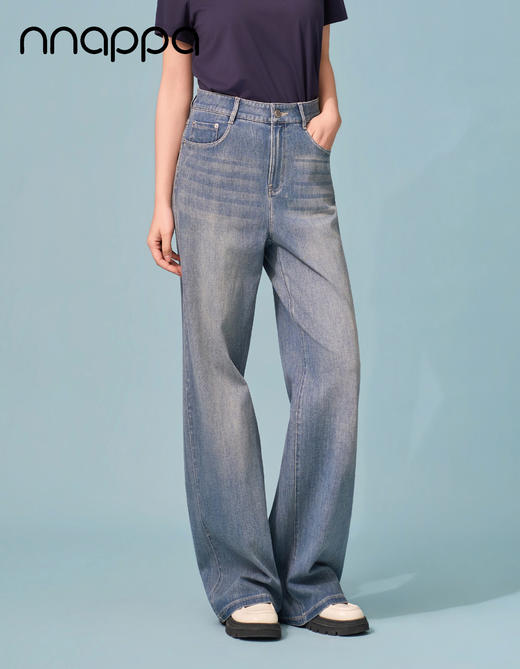 26春夏新款冷晶醋酸时尚阔腿裤3316PA29418 商品图1