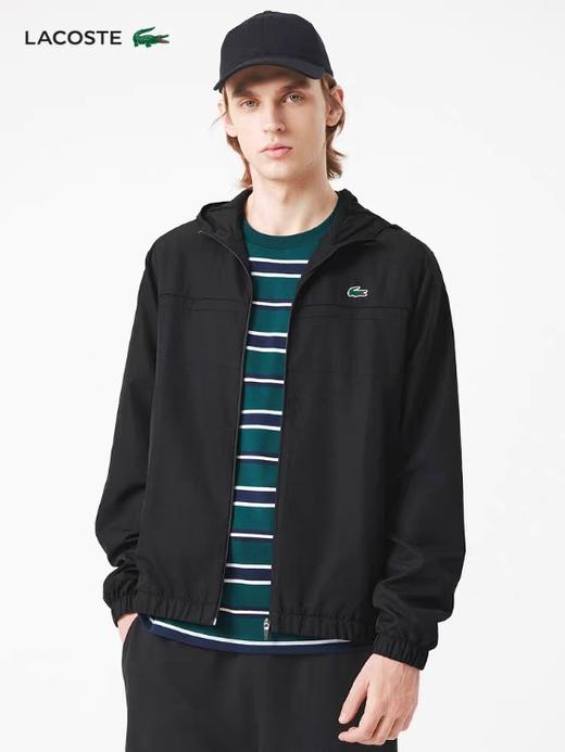 鱼 春款简约连帽拉链风衣外套 特惠 Z-15861 商品图0