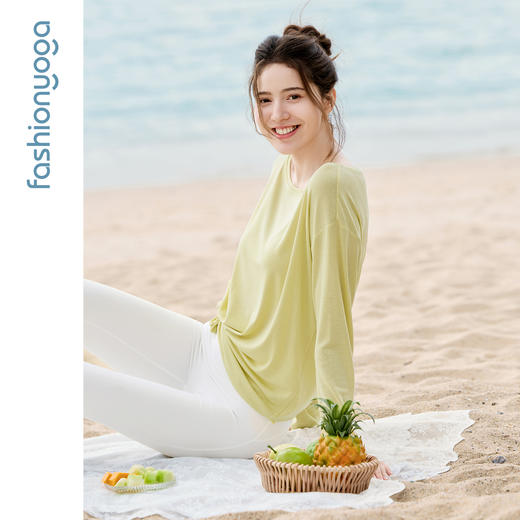凡圣瑜伽休闲天丝外搭长袖F16313 商品图11