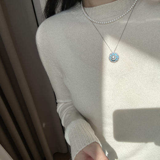 爆款返场 | 澳白花朵吊坠 商品图2