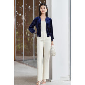 剩S/XL 丝绒上衣+裤子 套装5P25CG5042