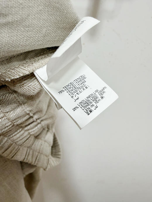 【秒杀价已调 直接拍】 讲究面料的高端低调品牌 BC女装 春夏新品 Brunello Cucinelli 棉麻宽松直筒休闲长裤 商品图11