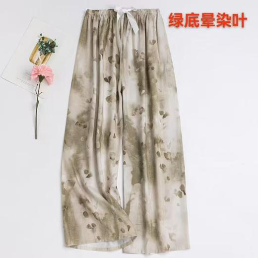 绵绸花直筒裤舒适凉爽12525962 商品图2
