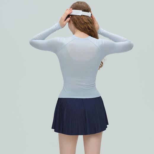 唤醒身心~天丝莱赛尔天奴丽丝羊毛运动瑜伽休闲纽扣健身长袖上衣 柔软有质感 商品图2