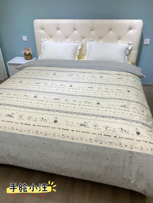 5折秒杀~松植屋100%精梳全棉高密被套甄选新疆长绒棉200*230被罩 商品图2