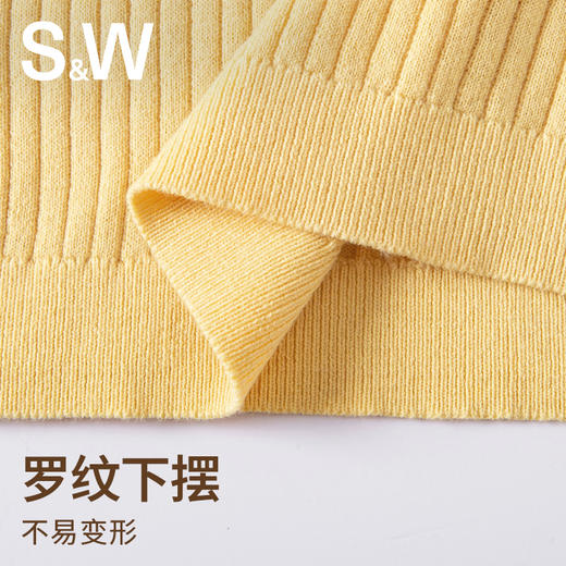 【SW速惟】 圆领运动透气简约休闲百搭毛针织衫4418 商品图4