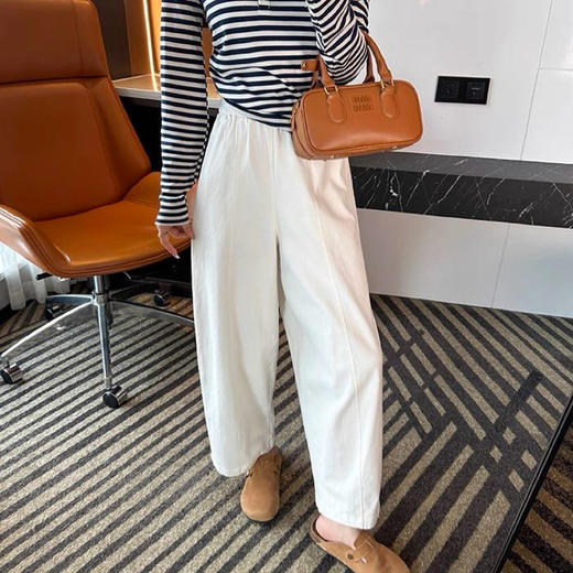【72h发货】Beau Muse斜纹气球休闲裤 | 柔软舒适、透气性好、时尚百搭、多色可选 商品图0