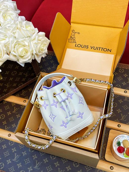 驴家 Nano Noé 迷你水桶包 白拼紫 （JPH） 商品图0