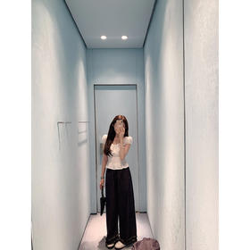 金蘑菇菇 迷恋舒适美感 夏日原牛/ 透气莱赛尔纤维 松紧腰牛仔裤