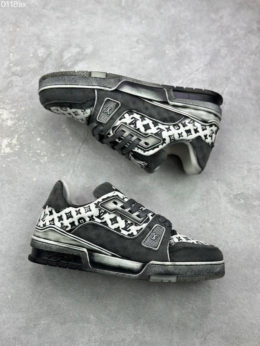 春季特惠💰880 路易威登 LV Trainer 低帮休闲板鞋 商品图4