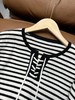 【蚕丝羊毛绑带罗马领条纹上衣】春夏可当防晒软糯亲肤，度假通勤都能穿WD 商品缩略图10