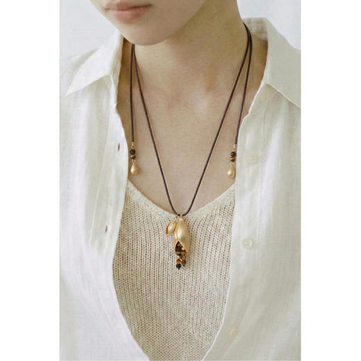 含晖·玉兰系列1-双戴长链 商品图2