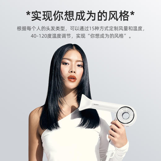 【白色款预售 3.26日陆续发货】Magnet Pro 藤原纪香同款 银座沙龙专业线 无刷电机 空气感 灵动蓬发 水润发 createion大师吹风机 商品图2