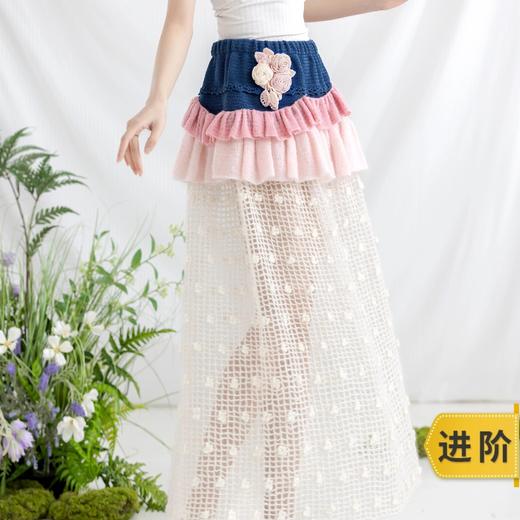 苏苏姐家不规则半裙手工diy编织钩针南非幼马海毛线团裙子材料包预 商品图0