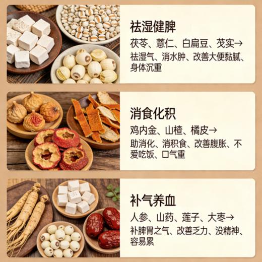 [精选]苓陈益中丸 古法制作 茯苓芡实人参 无添加 独立包装 108克/盒（9克*12） 商品图2