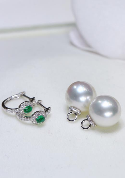 11-12mm澳白耳坠 商品图0