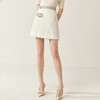 芳外新款时尚高腰撞色A字短裙气质显瘦小个子半身裙8J23AI0017 商品缩略图1