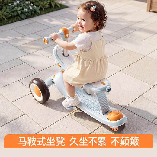 【春日趣玩FUN】曼龙mloong造梦家滑板车宝宝滑滑车1-3-6-12岁男女童可坐可骑儿童溜溜平衡车 商品图3