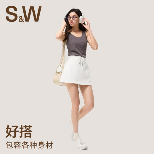 【SW速惟】 美式运动休闲简约健身V领外穿运动背心 4183 商品图1