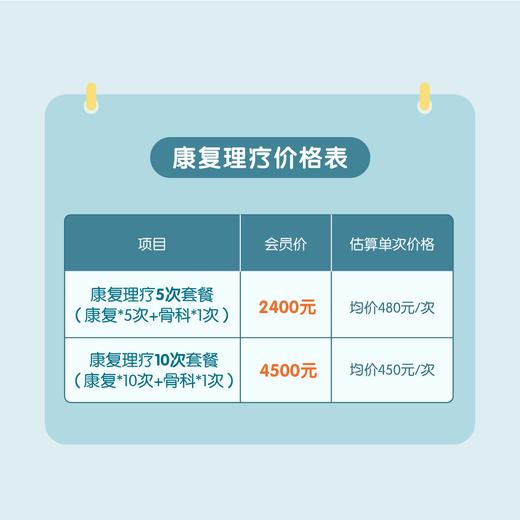 成都康复理疗5次/10次套餐 商品图1