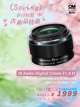 次新品 M.ZUIKO DIGITAL 25mm F1.8 II