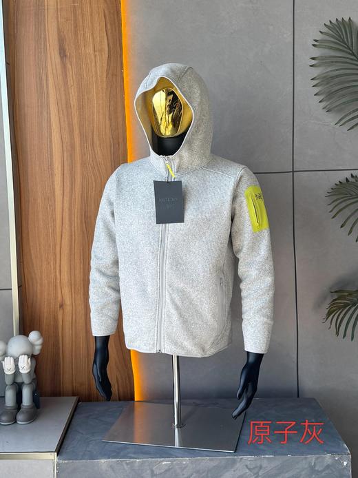 （8色连帽刺绣） ARC 2026春秋COVERT系列男女同款连帽开衫轻量抓绒外套！ 商品图7