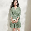 剩S/M/L/XL 芳外新款法式收腰小个子雪纺碎花连衣裙女8T22AL0240 商品缩略图2